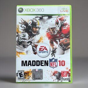 Madden NFL 10 - Microsoft Xbox 360  Authentic Football CIB Complete Fran Charles
